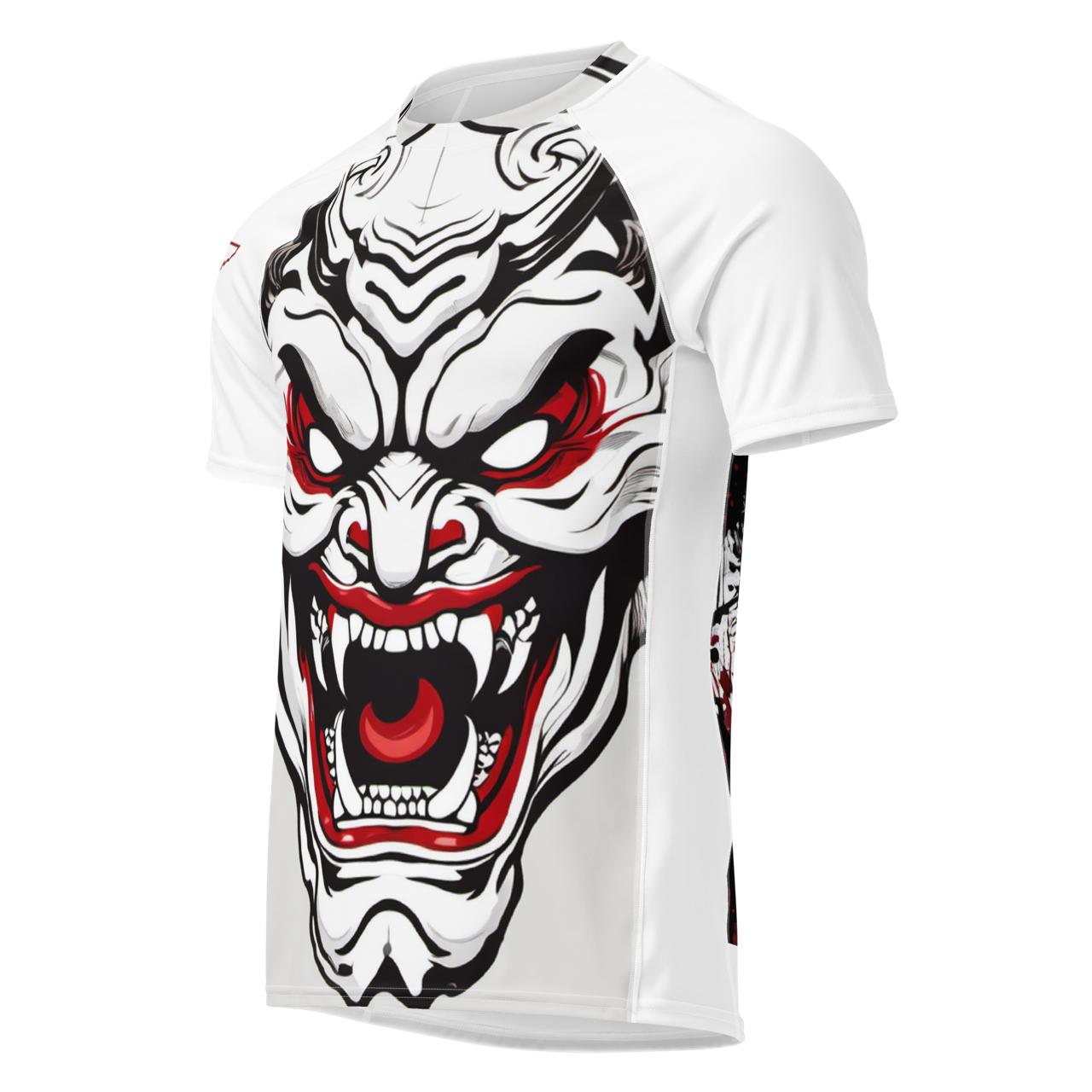 TENBJJ Oni Face Rash Guard, Front